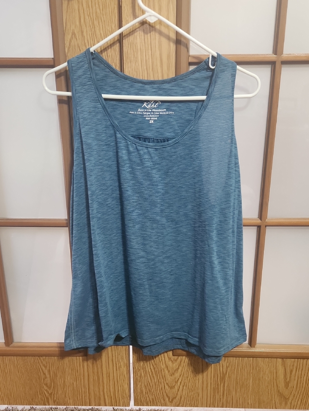 Kuhl Womens 2x Blue Tank Top